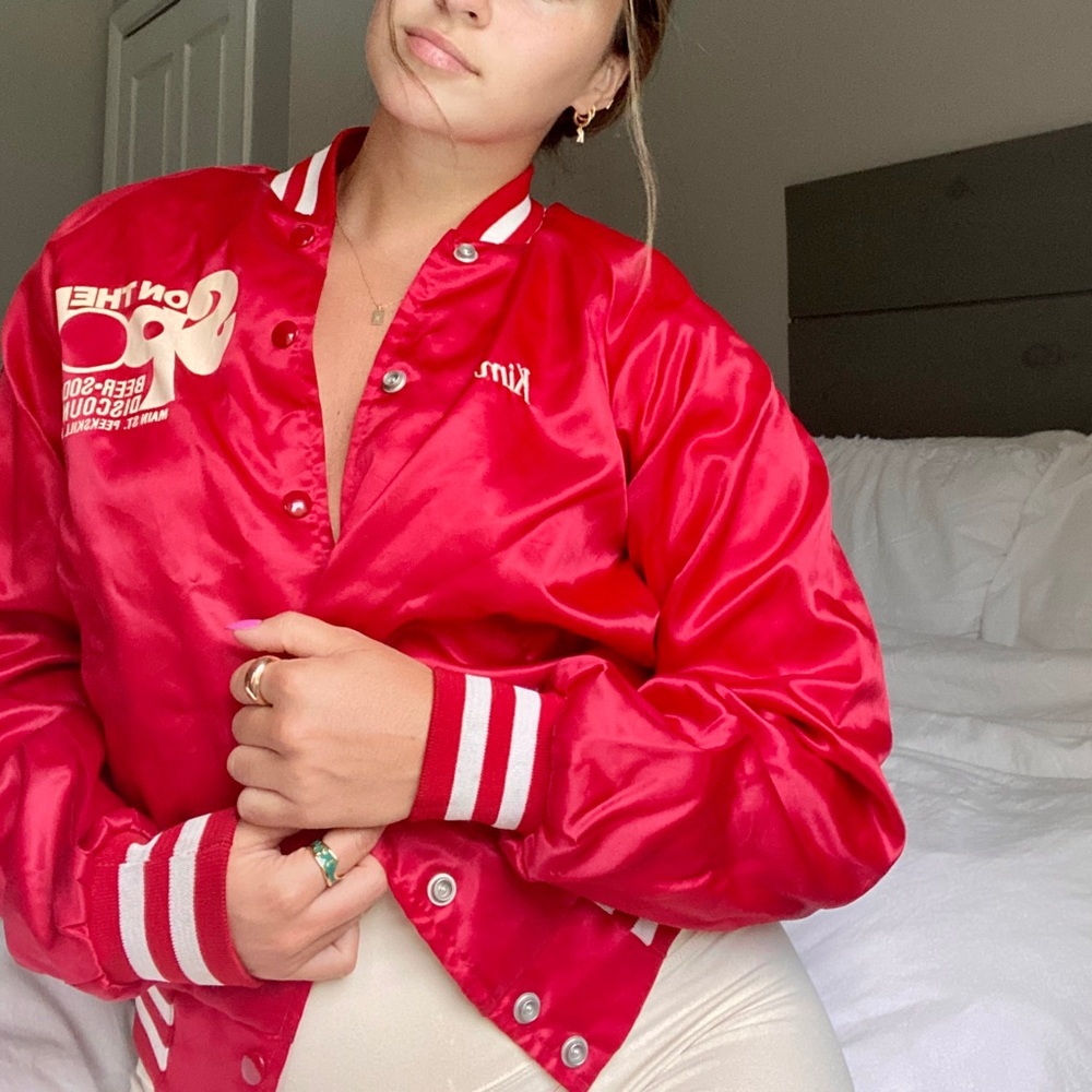 Vintage Budweiser Bomber Jacket